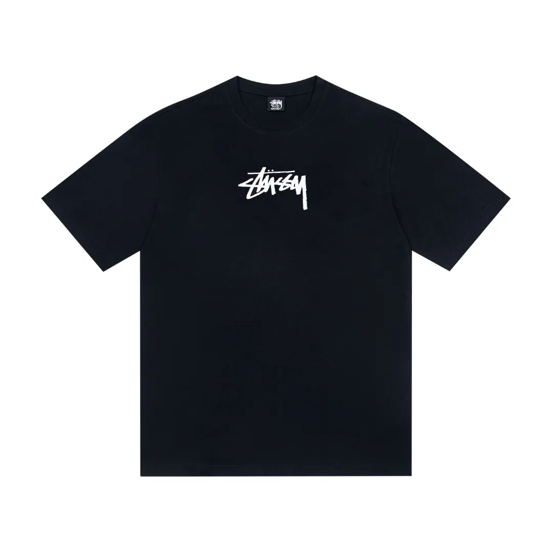 🔥 004# P55 （In Stock ） Stussy Series Logo T Same Style ：Black White Size：S M L XL ： 260 ：